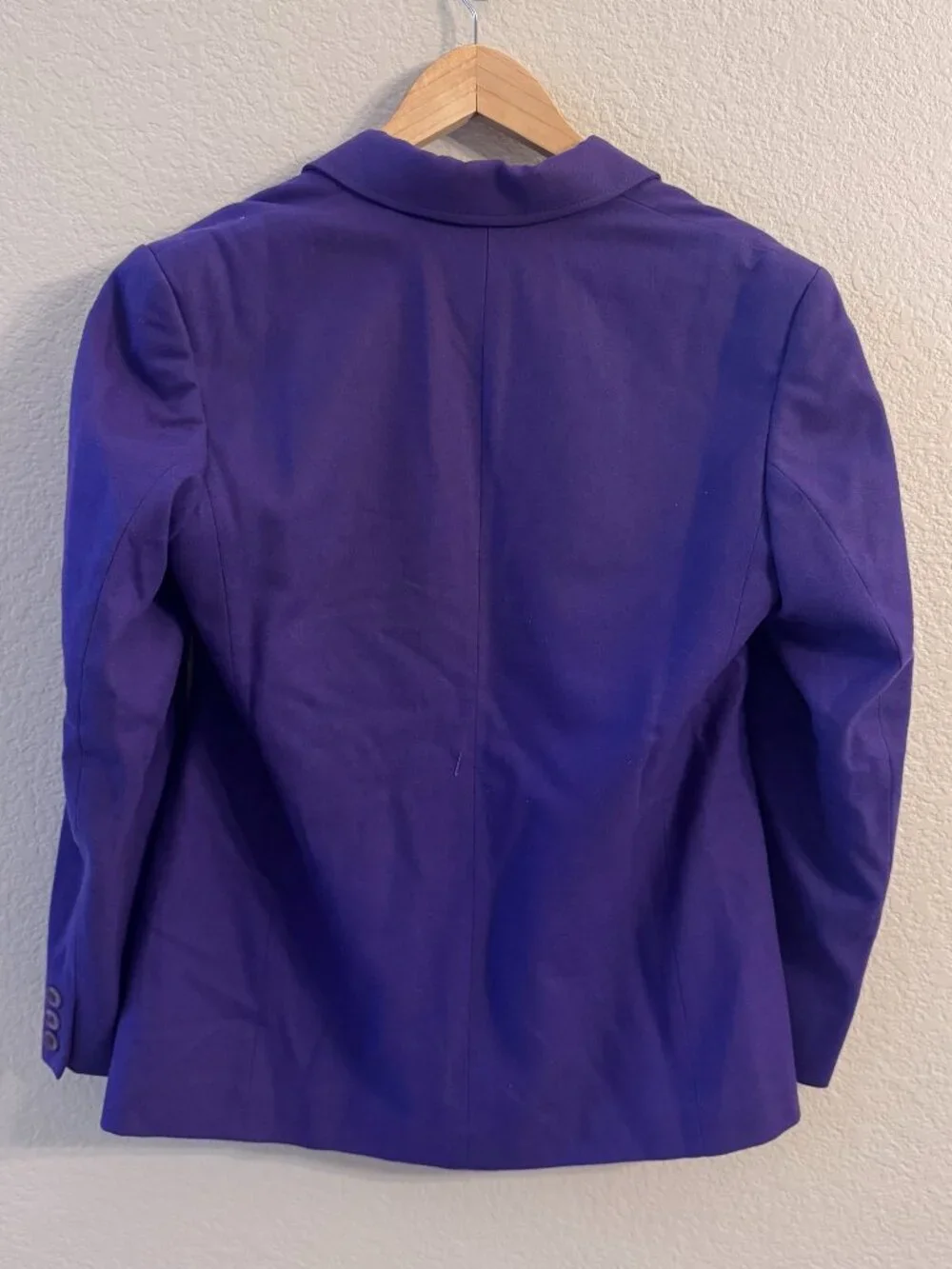 Vintage Pendleton 2 Piece Skirt Suit Set Women's 8 Purple 100% Virgin Wool